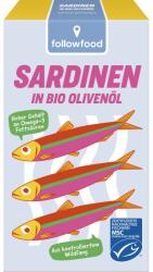 Followfish Sardine in ulei extravirgin bio de masline 120g