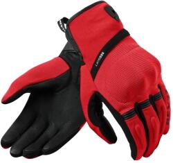 Revit Mănuși Moto de Vară din Textil & Piele Naturală REVIT MOSCA 2 · Roșu / Negru
