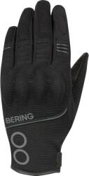 Bering Mănuși Moto Damă din Piele & Textil BERING LADY NASSAU · Negru