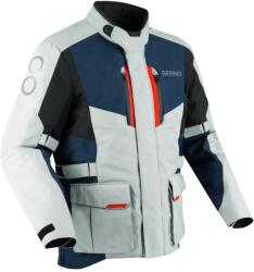 Bering Geacă Moto Touring din Textil BERING SIBERIA · Gri / Albastru / Roșu