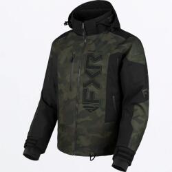 FXR Racing Geacă Snowmobil FXR RACING HELIUM X 2-IN-1 · Negru / Verde Camo