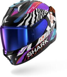  Cască Moto Integrală SHARK SKWAL i3 SPEED-FANCY cu Lumini de Frână · Negru / Alb / Portocaliu