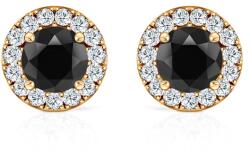 SAVICKI Cercei This is Love: aur, diamante negre, diamante