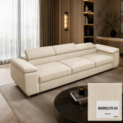 FDY Canapea Extensibiala Luthor 262x210 Cm, Tetiere Reglabile, Stofa Castel Easy Clean-Multiple Variante Culori Canapea