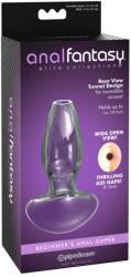 Anal Fantasy Elite Plug anal din sticlă borosilicată cu tunel - Transparent , 9.6 , 2, 0 cm