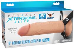 Fantasy X-Tensions Elite Strap-on gol din silicon cu ham reglabil 16, 5 cm - 21.6 , 5, 0 cm