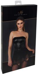 Noir Rochie Mini Noir cu Portjartiere și Tulle Transparent - Negru , M
