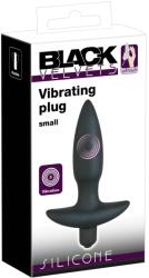 Black Velvets Plug anal cu vibrații din silicon - Negru , 13 , 1, 9-2, 7 cm