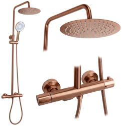 Rea Coloana de dus cu termostat Rea Drop cupru periat (REA-P9670)