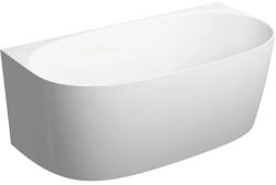 Omnires Cada freestanding compozit Omnires Valencia M+ BTW finisaj alb lucios 148x77 cm (VALENCIA148SWPBP) - sanoterm