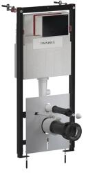 Omnires Rezervor incastrat Omnires StrongFrame ECO pentru vas WC suspendat si clapeta de actionare Steel-R45 finisaj negru mat (STFWCECO1R45-RBLM) - sanoterm