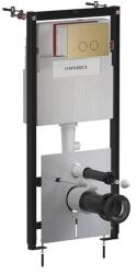 Omnires Rezervor incastrat Omnires StrongFrame ECO pentru vas WC suspendat si clapeta de actionare Steel-R45 finisaj bronz antichizat periat (STFWCECO1R45-RBR) - sanoterm