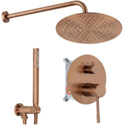Rea Sistem de dus incastrat Rea Lungo Diamond + BOX cupru periat (REA-P5697)