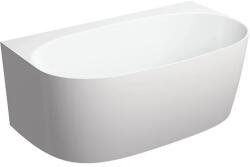 Omnires Cada freestanding compozit Omnires Valencia M+ BTW finisaj alb lucios 148x86 cm (VALENCIA148WPBP) - sanoterm