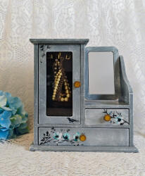 DecoVintage Dulapior caseta bijuterii -Flowers (C809)