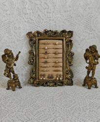 DecoVintage Suport de inele lucrat manual (C815)