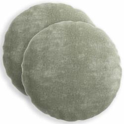 vidaXL Husa pentru perna 2 buc. HEERLEN Verde Ø 50 cm GartenMobel Dekor (922639) Lenjerie de pat
