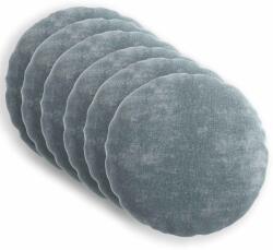 vidaXL Husa pentru perna 6 buc. HEERLEN Albastru deschis Ø 40 cm GartenMobel Dekor (922312) Lenjerie de pat
