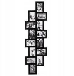 Sersimo Rama foto colaj de perete pentru 14 fotografii, 36x118 cm, neagra (PF-0007)