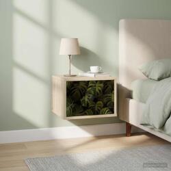 vidaXL Noptiera suspendata ELBURG 2 buc. Stejar Sonoma 36 x 33 x 25 cm GartenMobel Dekor (8007446)