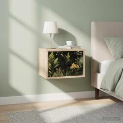 vidaXL Noptiera suspendata RHENEN 2 buc. Stejar Sonoma 36 x 33 x 25 cm GartenMobel Dekor (8007430)