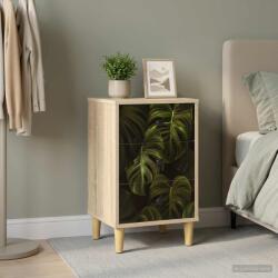 vidaXL Dulap de noapte ELBURG Stejar Sonoma 36 x 33 x 60 cm GartenMobel Dekor (8007277)