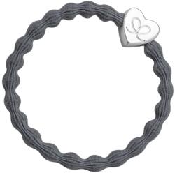 By Eloise London Silver Heart culoare Storm Grey