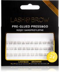 Lash Brow Press&Go Self-Adhesive Eyelashes самозалепващи се мигли на снопчета No Make Up Brownie