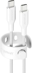 PanzerGlass Empower USB-C / USB-C kábel, 2 m, fehér (EM85432)