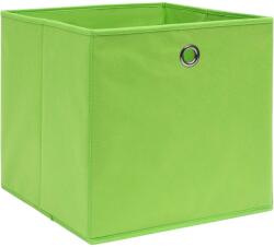vidaXL 10 db zöld nem szőtt szövet tárolódoboz 28 x 28 x 28 cm (325229VidaXL)