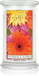 Kringle Candle Classic Sunshine & Daisies illatgyertya 623 g