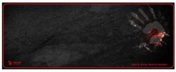 A4Tech X-Thin Gaming Egérpad Gumi és Textil, 800x300x2mm, Fekete (B-088S)