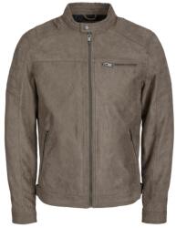 Jack & Jones Férfi dzseki, Jack & Jones, 302301935, Eco-bőr, M INTL, szürke (0000302301935_M)