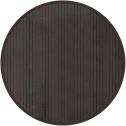 vidaXL kerek sötétbarna bambusz szőnyeg 60 cm 0.45 kg (376977)
