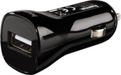Hama Incarcator auto Hama, MicroUSB, 1xUSB, 2.4A, Negru (4007249864222)