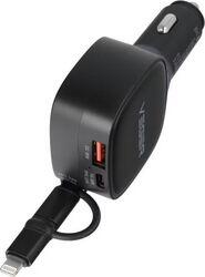 VEGER Incarcator auto Veger CC89 1 x USB-A 1 x USB-C 1 x Lightning 84 W Black (cc89)