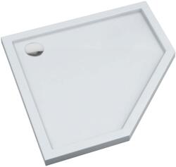 Schedpol Caspar New cădiță de duș pentagonală 100x100 cm alb 3.2899 (32899)