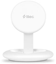 Ttec Încărcător auto ttec - AirCharger Up M, USB-C, MagSafe, alb (8694470826967)