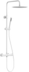 Armatura Moza White set de duș perete cu termostat cu duș de ploaie alb 5736-920-44 (573692044)