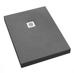 Schedpol New Horizons Grey Stone cădiță de duș dreptunghiulară 160x90 cm gri 3.3321/S/ST-M2 (33321SSTM2)