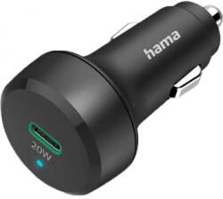 Hama Incarcator auto HAMA 201637 1x USB-C Power Delivery (PD) 20W Qualcomm Quick Charge 3.0 negru (4047443489678)
