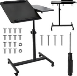 Maclean Birou Gaming Suport mobil pentru birou/laptop Maclean, alb, inaltime reglabila 59-89cm, max. 30kg , MC-121 W (mc-121 w)
