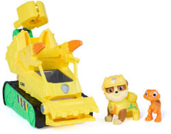 Spin Master Set de joacă Spin Master Paw Patrol - The Dino Movie, buldozerul de salvare cu Rubble și dinozaur (6075800-4) Figurina