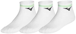 Mizuno Șosete TN Mid 3P With Line 6PK (U) / White/Neo Mint XL