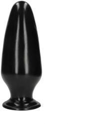 Ouch! Dop Anal Mega X cu Ventuza, PVC, Negru, 32 cm
