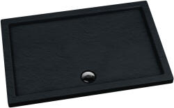 Schedpol Caspar Black Stone téglalap alakú zuhanytálca 160x90 cm fekete 3.248/C/ST (3248CST)