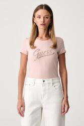 Guess tricou pentru femei cu bumbac 9BY2-TSDZZ2_30X (W6YI21.K4337)