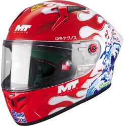 MT Helmets Cască integrală pentru motocicletă KRE + S Yamanaka A5 roșu-alb (MT1351C28A51)