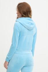 Juicy Couture kapucnis melegítőfelső női velúr MADISON COL OUT - kék L