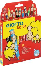 GIOTTO Be-Bé Set creioane colorate Mix 12 buc (<![CDATA[F482000]]>)